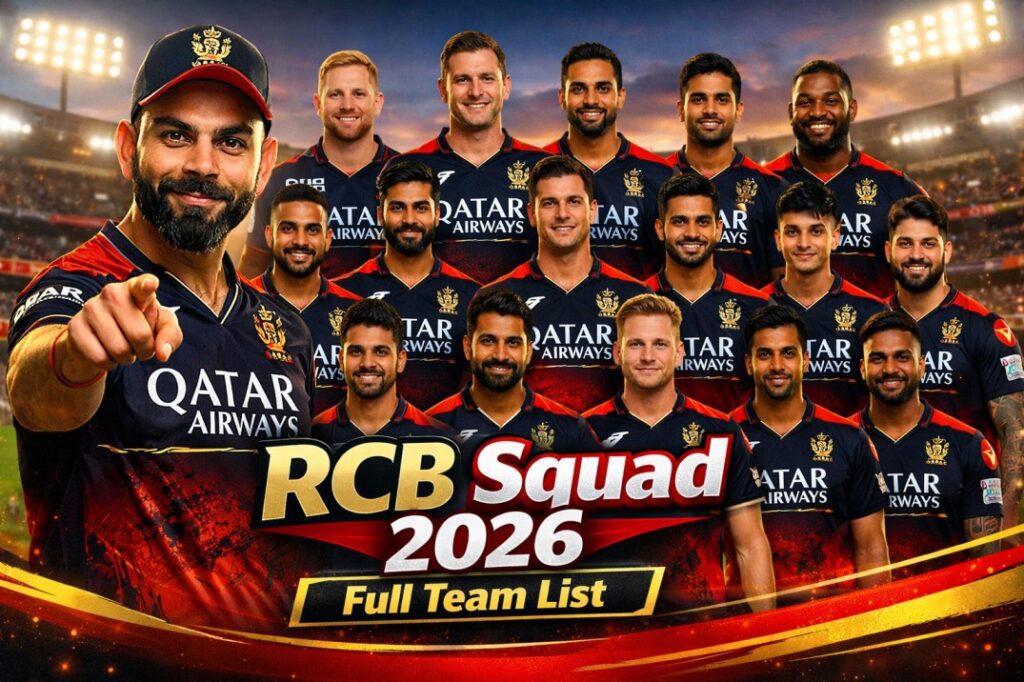rcb player list